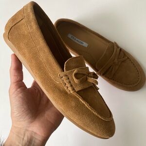 Steve Madden Camel Suede Leather Moccasins – Women’s Size 7.5